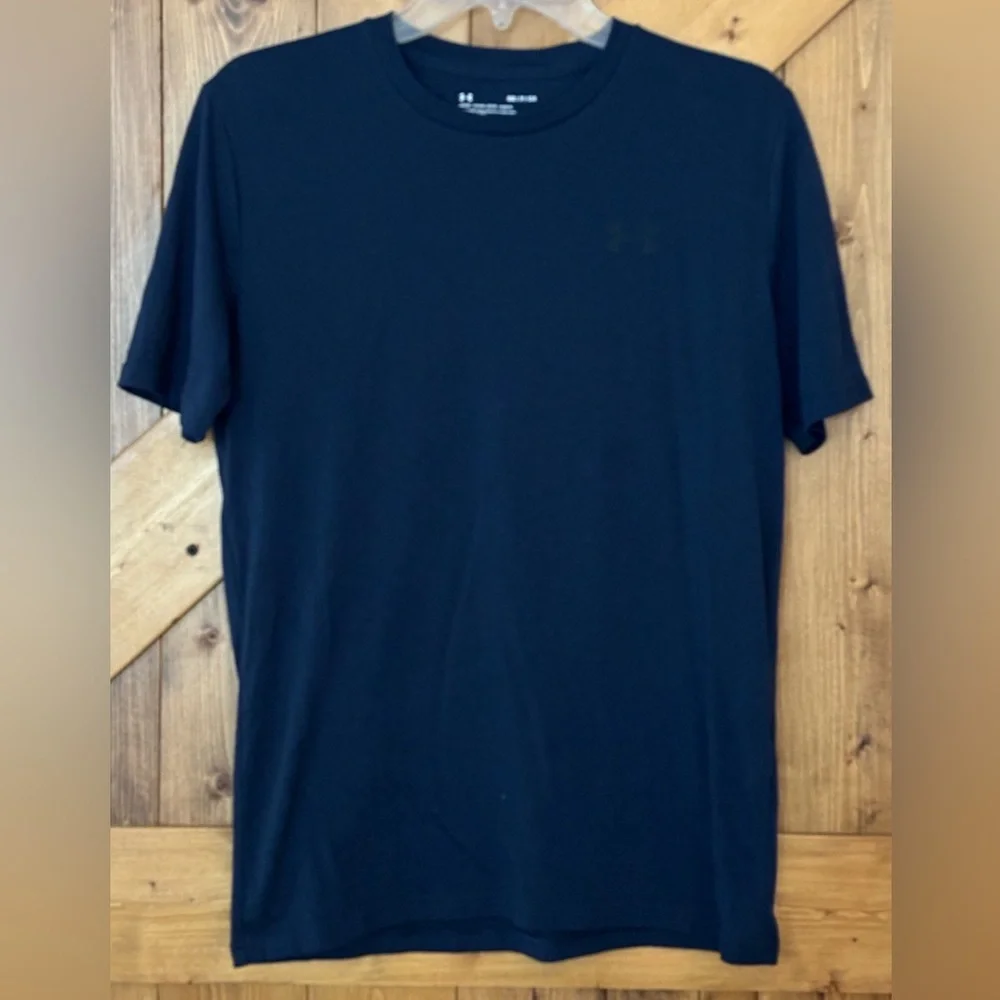 Men's Under Armour Heatgear Short Sleeve Tee in Navy | Small
